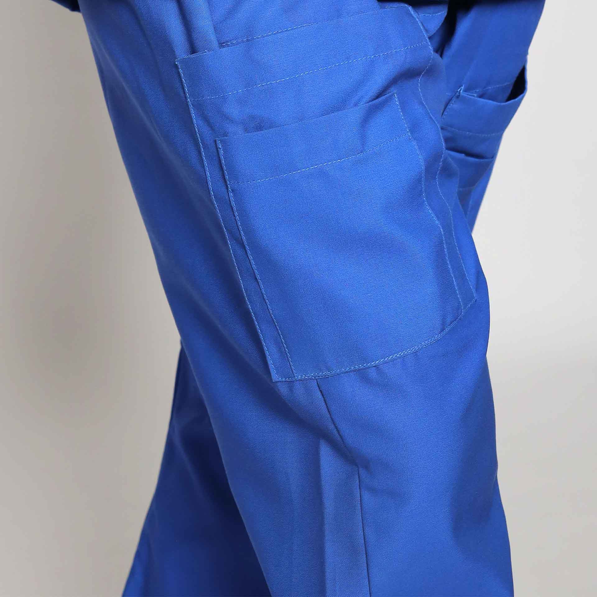 Ban Neckline Cobalt Blue Scrub