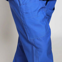 Load image into Gallery viewer, Ban Neckline Cobalt Blue Scrub
