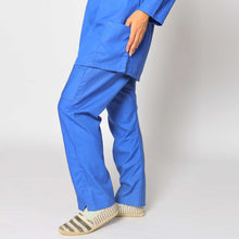 Load image into Gallery viewer, Ban Neckline Cobalt Blue Scrub
